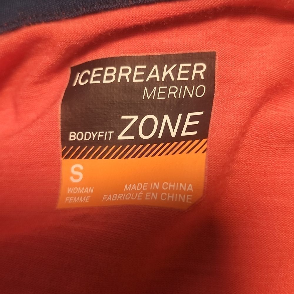 𝅺ICEBREAKER body fit zone merino wool zip sweatshirt small - Picture 6 of 7